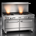 Thumbnail image #4 for Southbend Ultimate 60-Inch Gas Restaurant Range with 5 Burners, 24-Inch Griddle and 2 Cabinets