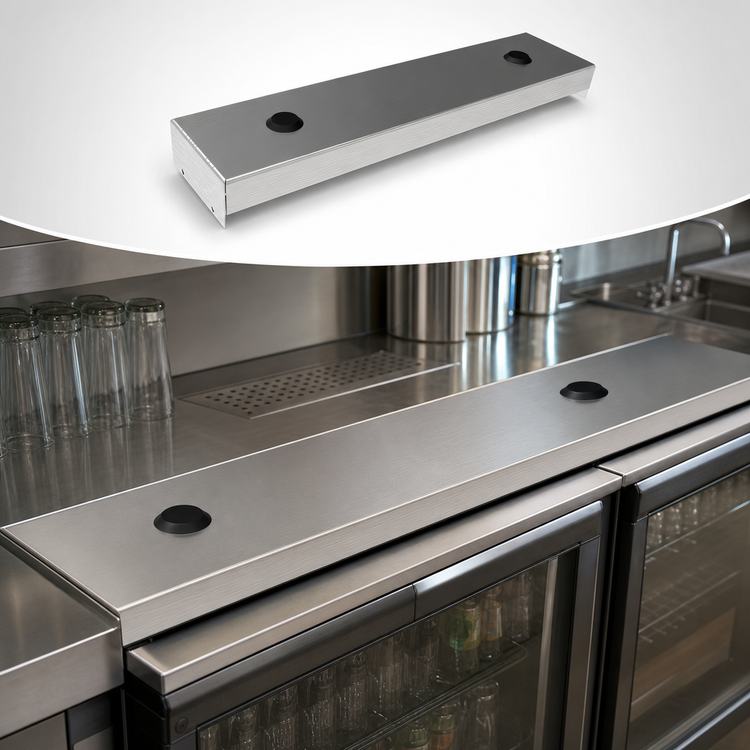 Product image #4 for Top Shelf TSS Series 60-Inch Underbar Deck Assembly Filler Strip, Flat Top