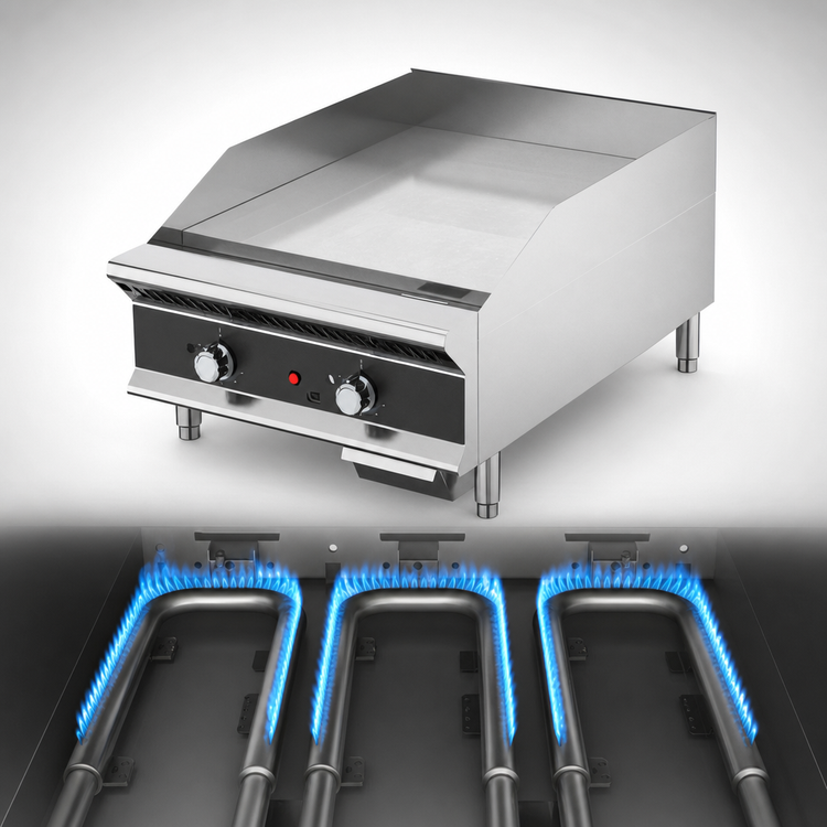 Product image #4 for Vollrath GGHDT-36 36-Inch Thermostatic Heavy-Duty Countertop Gas Griddle, 90,000 BTU