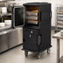 Thumbnail image #5 for Cambro Ultra Camcart H-Series Heated Front-Loading Food Pan Carrier, 2-Compartment, 110V, Black