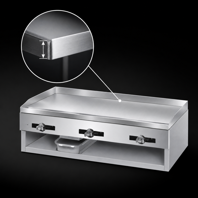 Product image #4 for Comstock-Castle 40-Inch Countertop Gas Griddle with Thermostat Controls