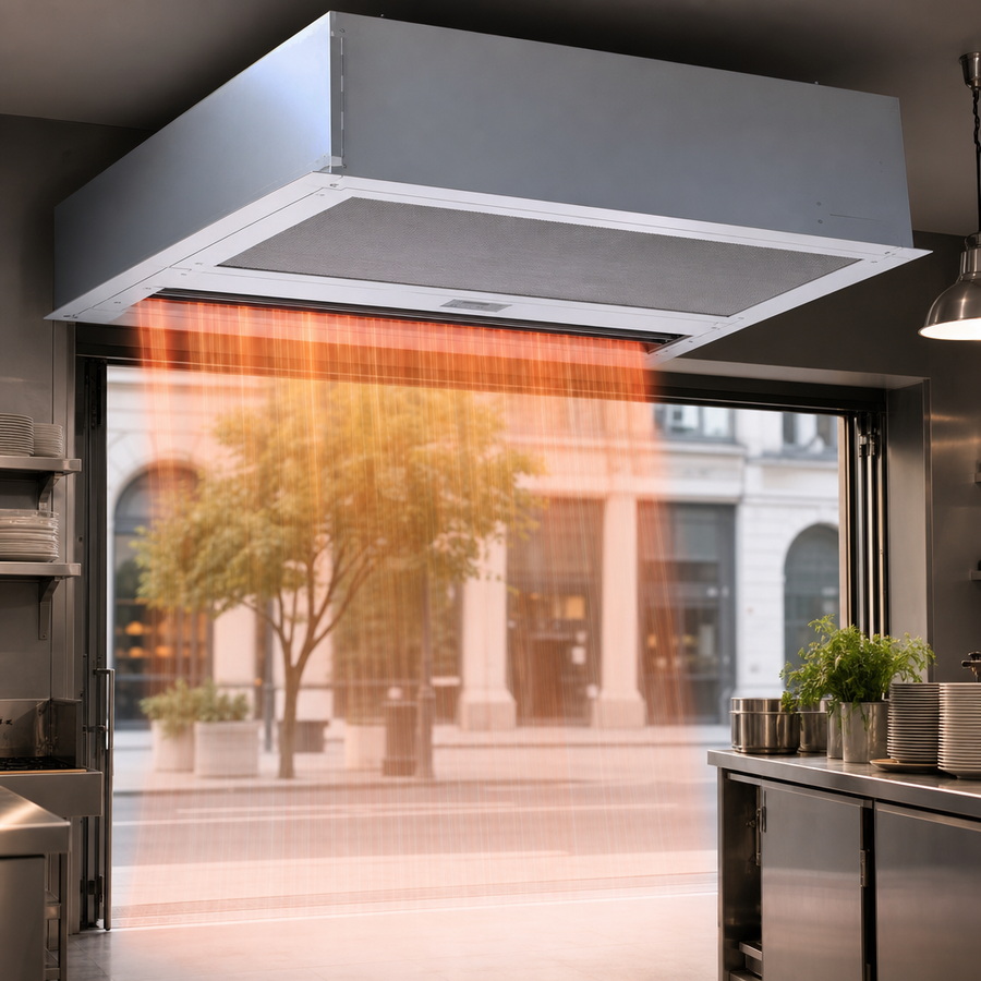 Electric Heated Air Curtain
