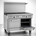 Thumbnail image #4 for Southbend Ultimate 48-Inch Gas Restaurant Range with 6 Open Burners, 1 Standard Oven, and Cabinet Base