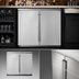 Thumbnail image #5 for Perlick BBRN40 Two-Section Narrow Door Remote Back Bar Refrigerator Cabinet, 40 Inch Wide
