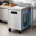 Thumbnail image #4 for Hoshizaki Steelheart 27-Inch One-Section Worktop Refrigerator, 7.21 Cu. Ft., Solid Hinged Door, Rear-Mounted Self-Contained Refrigeration