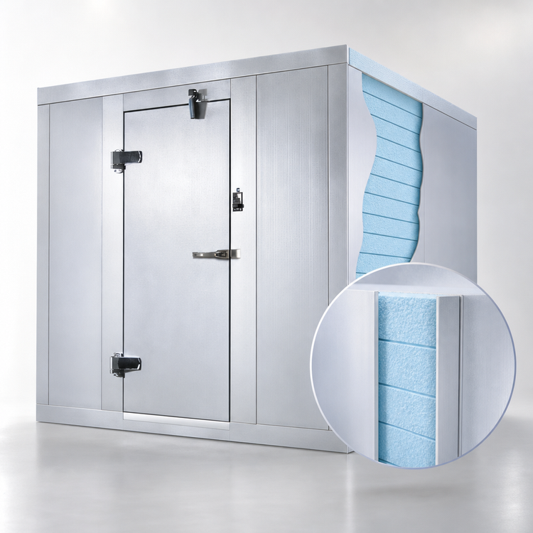 Product image #4 for AmeriKooler Quick Ship Indoor 6' x 10' x 7'-7" Walk-In Freezer