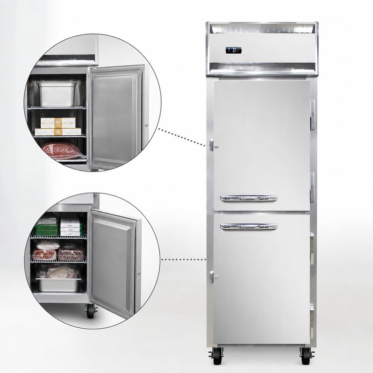 Product image #4 for Continental Refrigerator 1FNHD One-Section Half-Height Solid Door Reach-in Freezer