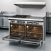 Thumbnail image #4 for Southbend S-Series 48-Inch Gas Restaurant Range with 2 Open Burners, 36-Inch Griddle, and 2 Space-Saver Ovens