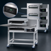 Thumbnail image #4 for Lincoln Impinger II 1100 Series Triple-Stack Electric Pizza Conveyor Oven Package