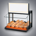 Thumbnail image #4 for Hatco Glo-Ray® Countertop Slanted Shelf Display Warmer with Sneeze Guard and Standard Bins