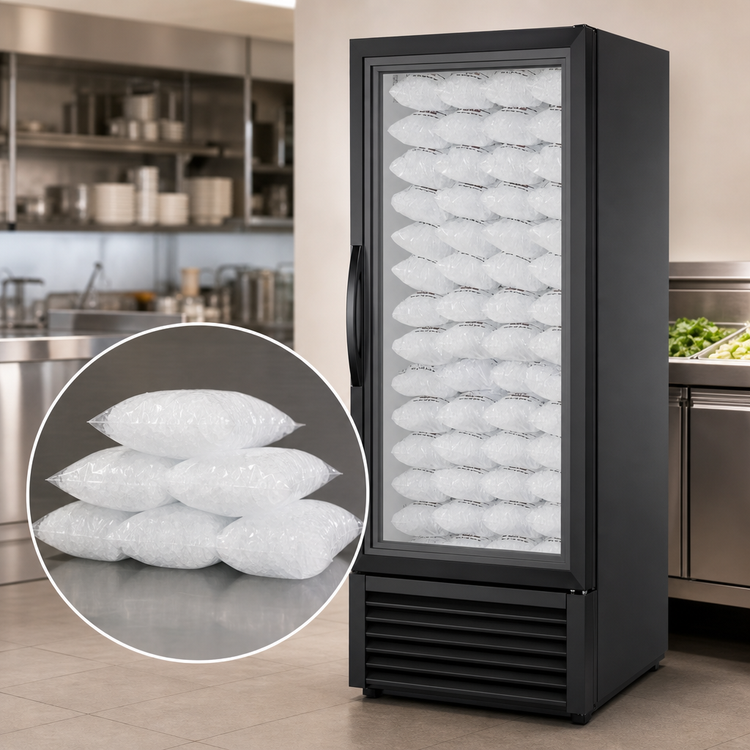 Product image #4 for One-Section Indoor Ice Merchandiser with Glass Door and Bottom-Mounted Self-Contained Refrigeration