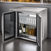 Thumbnail image #4 for True Premier Bar 36-Inch Pass-Thru Back Bar Cooler with 2 Glass Doors and Side-Mounted Self-Contained Refrigeration