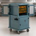 Thumbnail image #5 for Cambro Ultra Camcart® H-Series 2-Compartment Heated Front-Loading Food Pan Carrier with Heavy-Duty Casters