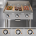 Thumbnail image #4 for Ultra-Max Heavy-Duty 36-Inch Chrome Plate Electric Countertop Griddle