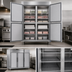 Thumbnail image #4 for Victory UltraSpec Extra Wide Two-Section Pass-Thru Solid Door Freezer, 52.97 Cu. Ft., Self-Contained, Standard Depth, 115V