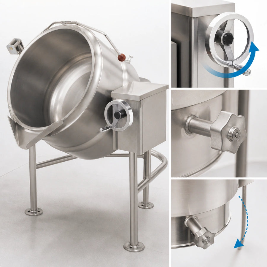 Crank Tilt with Self-Locking Positive Stop