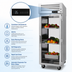 Thumbnail image #4 for Turbo Air PRO Series Pass-Thru Glass-Front/Solid-Rear Reach-In Refrigerator, 1 Section, 26.48 Cu. Ft., Top-Mount Self-Contained
