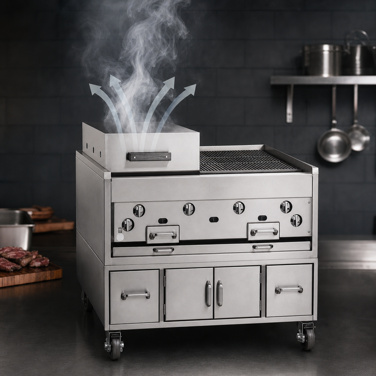 Product image #4 for Titan Chitwood 24-Inch Countertop Gas Smoke Broiler