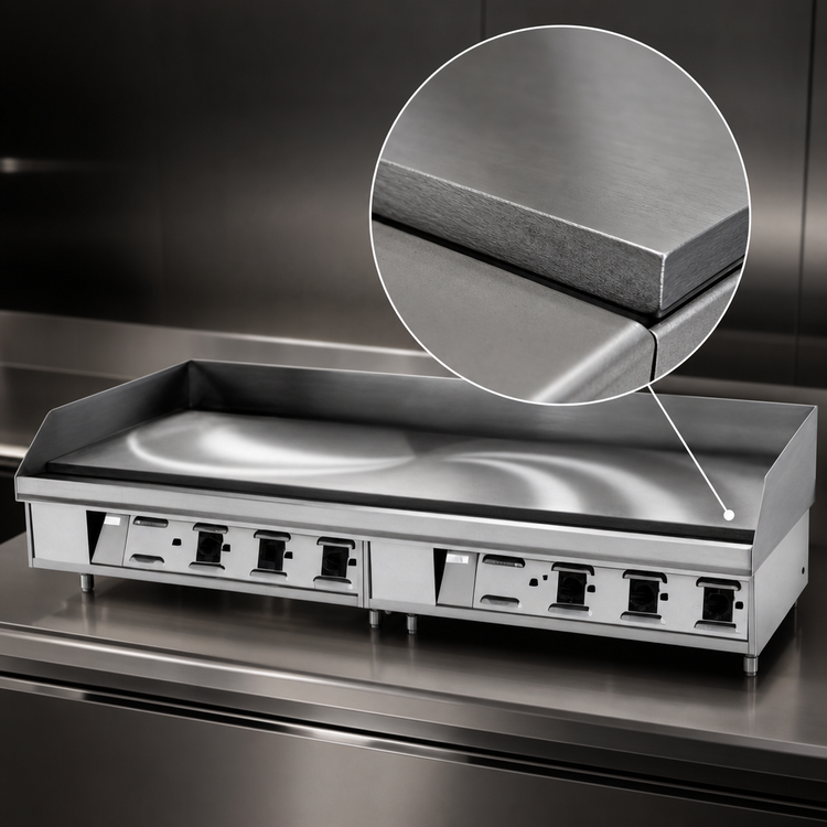 Product image #4 for Lang LG Series 72-Inch Electric Countertop Griddle with Solid State Controls and Steel Plate
