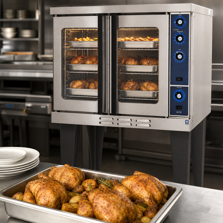 Product image #4 for Duke 613Q-G1XX Single Deck Full-Size Gas Convection Oven with Digital Controls