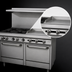 Thumbnail image #4 for Southbend S-Series 48-Inch Gas Restaurant Range with 4 Open Burners, 24-Inch Griddle, Standard Oven and Cabinet Base