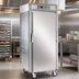 Thumbnail image #4 for Metro C5 4 Series Insulation Armour Plus Full-Height Mobile Heated Holding Cabinet with Solid Door, 34 Sheet Pan Capacity, 120V