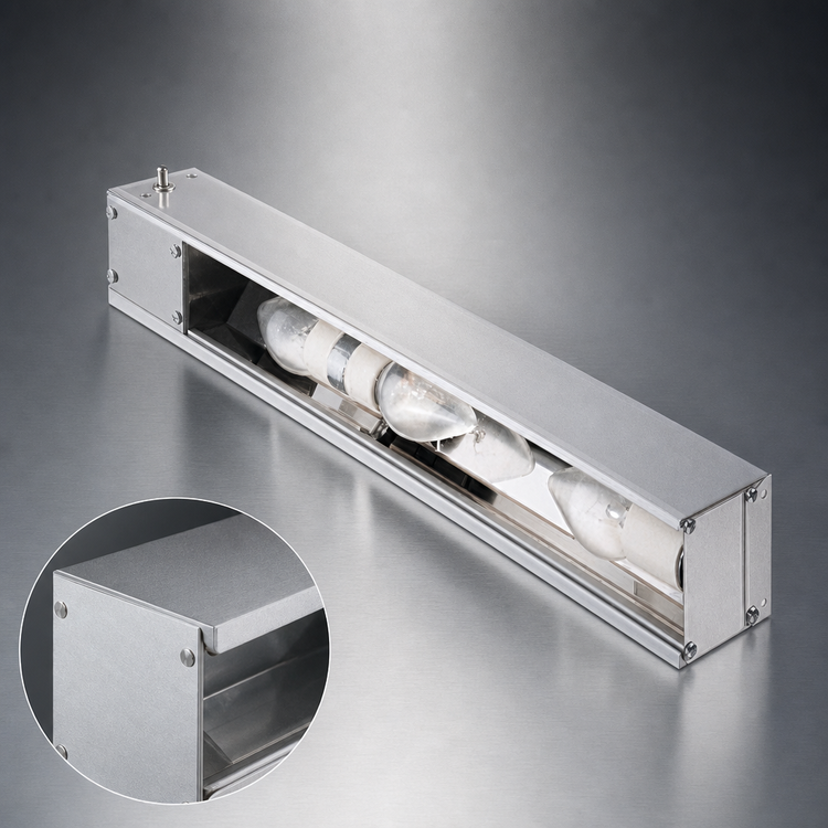 Product image #4 for Hatco Glo-Rite 24-Inch Strip Type Food Heat Lamp with Aluminum Housing and Toggle Switch