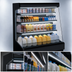 Thumbnail image #5 for Howard-McCray Ovation Series Remote Dairy Open Merchandiser, 123 Inch Wide, 72 Inch High, Black, LED Shelves