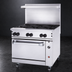 Thumbnail image #5 for Vulcan Endurance 36-Inch 6-Open-Burner Propane Gas Restaurant Range with Convection Oven