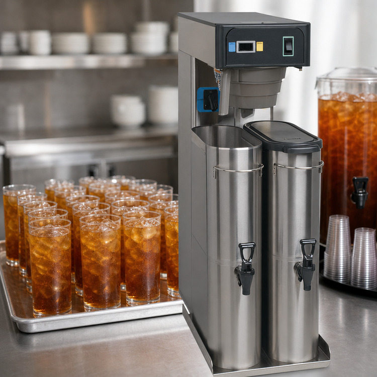 Product image #4 for BUNN TB6Q Twin Automatic Iced Tea Brewer, 6-Gallon Total Capacity, 120V