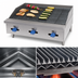 Thumbnail image #4 for Comstock-Castle Castle Series 48-Inch Countertop Gas Char-Broiler with Manual Controls and Cast Iron Grates