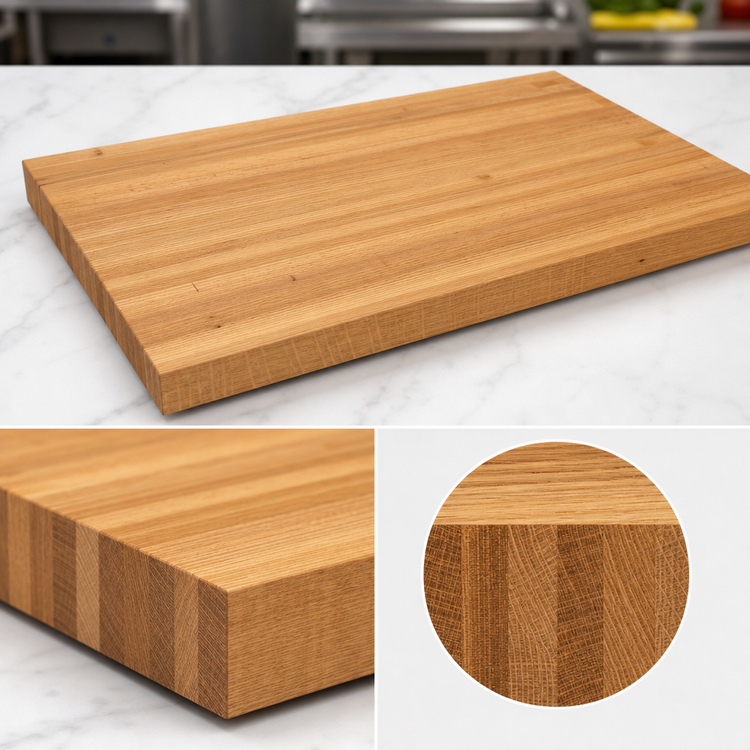 Product image #4 for John Boos Appalachian Red Oak Edge Grain Island Countertop, 72 x 36 x 1-1/2 Inch, Varnique Finish