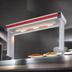 Thumbnail image #4 for Hatco Glo-Ray Designer Lighted Infrared Strip Heater, 75-1/2 Inch, Designer Aluminum, 1.635 kW