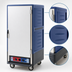 Thumbnail image #4 for Metro C5 3 Series Mobile 3/4 Height Combination Heated Holding and Proofing Cabinet with Full-Length Solid Doors, Lip Load Slides, and Blue Insulation Armour