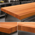 Thumbnail image #4 for Boos Block American Cherry Edge Grain Kitchen Countertop, 108 x 27 x 3 Inches, Varnique Finish