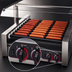 Thumbnail image #4 for APW Wyott X*PERT HotRod Slanted Roller Hot Dog Grill with 10 Tru-Turn Rollers