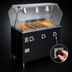 Thumbnail image #4 for Deluxe 4-Well Mobile Hot Food Station with Sealed Wells, Buffet-Style Breath Guard, and Enclosed Base