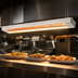 Thumbnail image #4 for Nemco 24-Inch Dual Lighted Infrared Strip Heater, Remote-Controlled, 240V