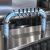 Thumbnail image #4 for Krowne 6-Faucet Pass-Through Glycol-Cooled Pipe Tower, 39-Inch Overall Length