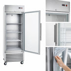 Thumbnail image #4 for Arctic Air AGR23 23 Cu. Ft. One-Section Reach-In Refrigerator, Glass Door, Stainless Steel, Bottom-Mounted Refrigeration