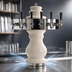 Thumbnail image #4 for Micro Matic Braumeister Countertop Air-Cooled Draft Beer Tower with 6 Brass-Body Faucets