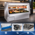 Thumbnail image #4 for Howard-McCray 34E Series Double Duty Deli Meat & Cheese Service Case, 76-1/2 In., Self-Contained, Straight Glass, Stainless Steel, LED Lighting