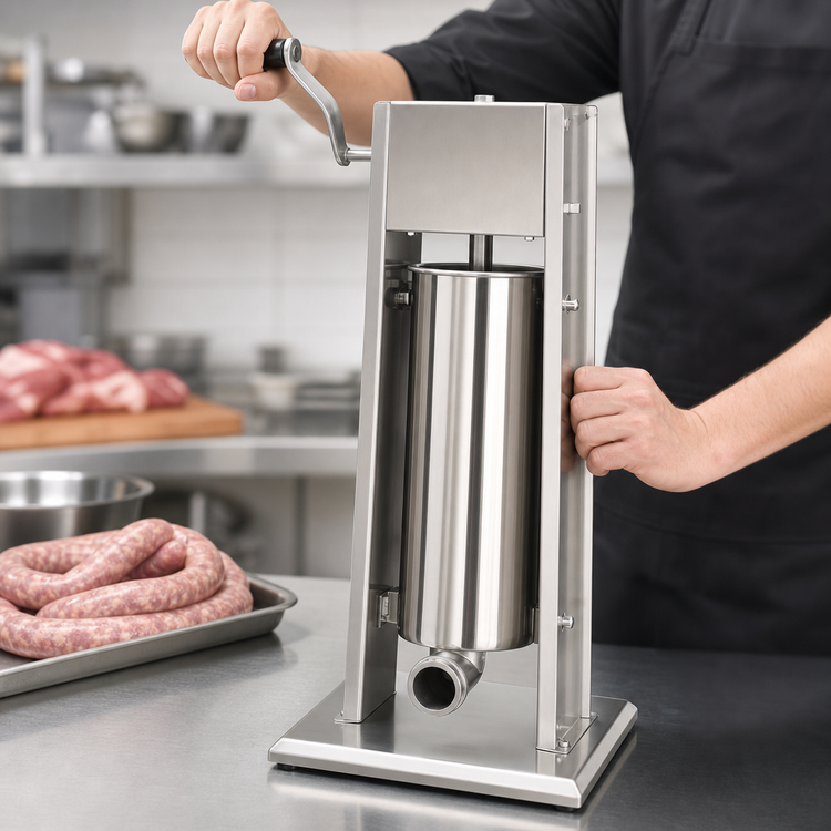 Product image #4 for Econo Vertical Manual Sausage Stuffer, 15 lb. / 7 L Capacity