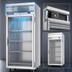 Thumbnail image #4 for Beverage-Air Horizon Series 1-Section Top-Mount Reach-In Refrigerator with Wide Right-Hand Hinged Glass Door