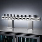 Thumbnail image #4 for Perlick Corporation 4006-20B2 Countertop Bridge Tee Draft Beer Tower, Extra-High, 20-Faucet, Glycol-Cooled, Stainless Steel