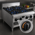 Thumbnail image #4 for Bistro 24-Inch Modular Gas Restaurant Range with 4 Open Burners