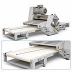 Thumbnail image #5 for DoughXpress BakeryXpress DXP-CRS02 Countertop Reversible Dough Sheeter with 20.5 x 67-Inch Conveyor, Stainless Steel, 110V