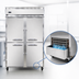 Thumbnail image #4 for Continental Refrigerator 2FNHD Two-Section Standard Depth Reach-In Freezer with Half-Height Solid Doors