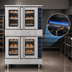 Thumbnail image #5 for KoolMore 38-Inch Full-Size Double-Deck Natural Gas Commercial Convection Oven