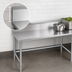 Thumbnail image #4 for Advance Tabco 144-Inch x 24-Inch 14-Gauge 304 Stainless Steel Work Table with 10-Inch Backsplash and Galvanized Open Base